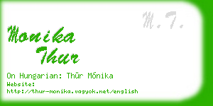 monika thur business card
